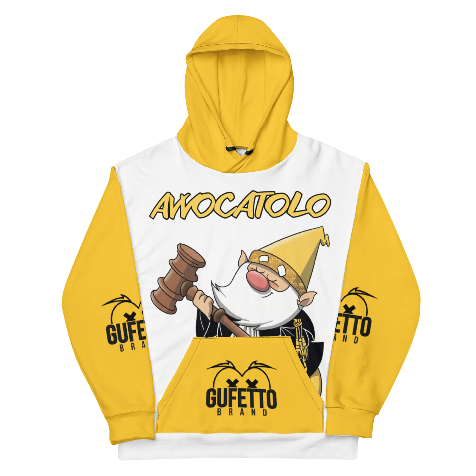 Felpa con cappuccio AVVOCATOLO - Gufetto Brand