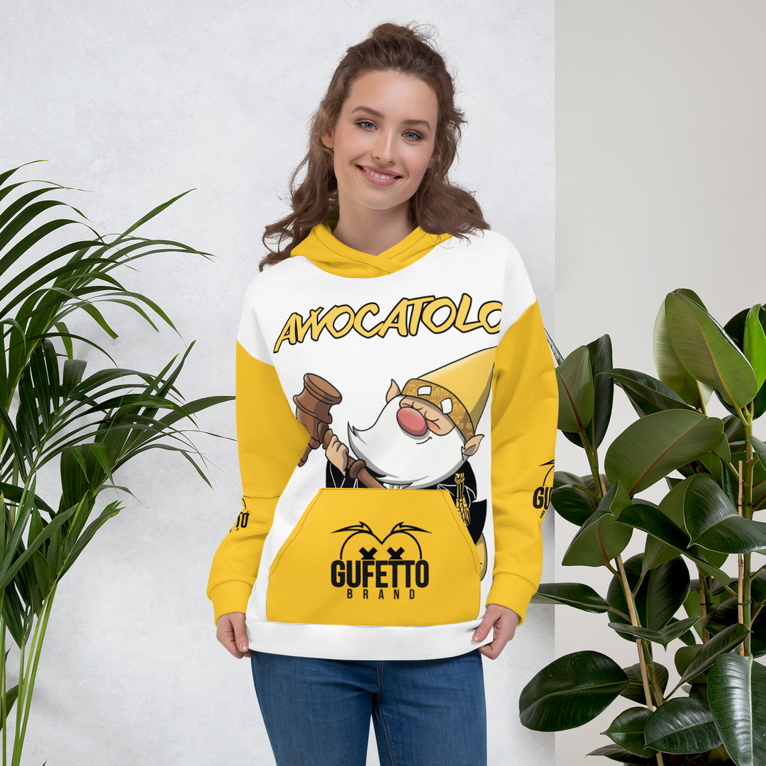Felpa con cappuccio AVVOCATOLO - Gufetto Brand