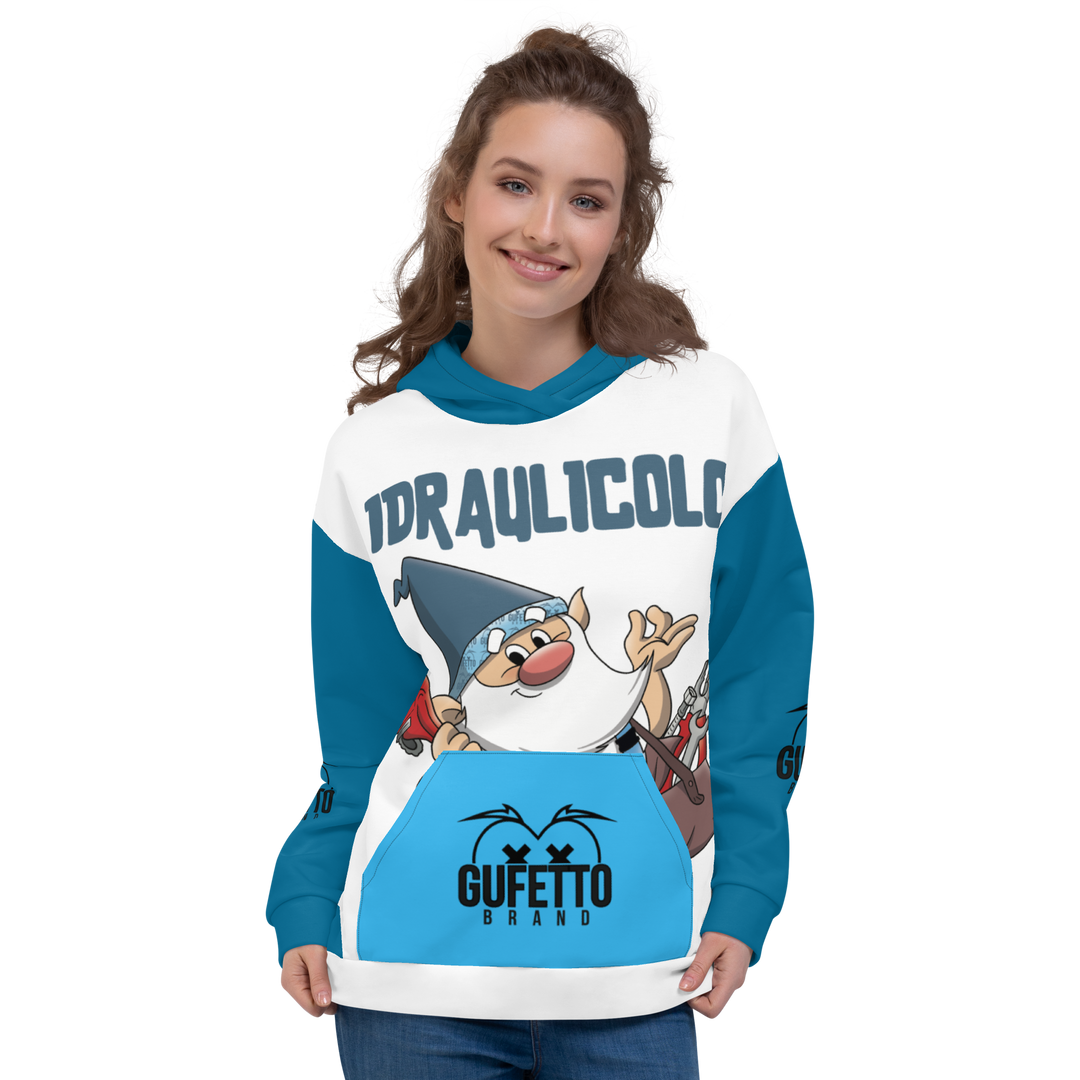 Felpa con cappuccio IDRAULICOLO - Gufetto Brand
