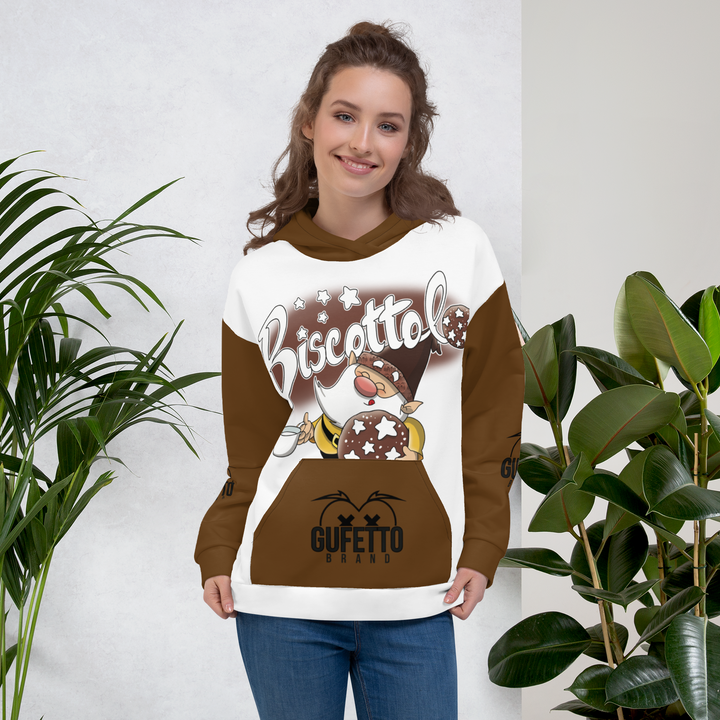 Felpa con cappuccio Uomo/Donna BISCOTTOLO - Gufetto Brand