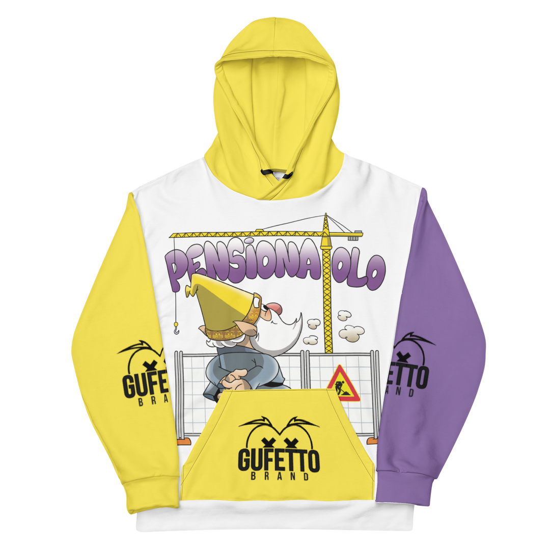 Felpa con cappuccio Uomo/Donna PENSIONATOLO - Gufetto Brand