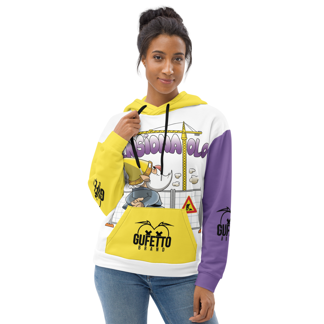 Felpa con cappuccio Uomo/Donna PENSIONATOLO - Gufetto Brand