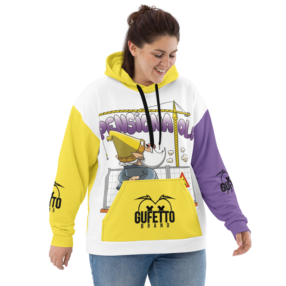 Felpa con cappuccio Uomo/Donna PENSIONATOLO - Gufetto Brand