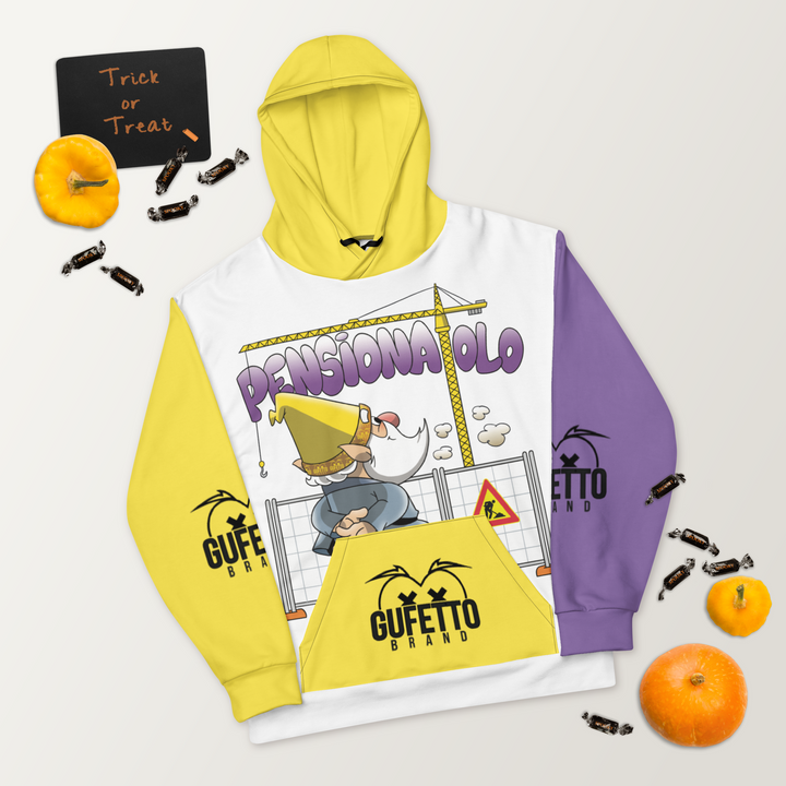 Felpa con cappuccio Uomo/Donna PENSIONATOLO - Gufetto Brand