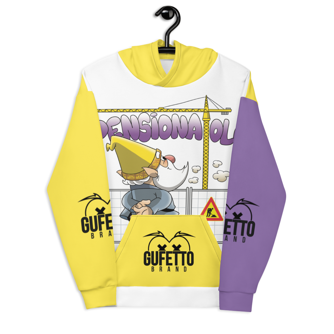 Felpa con cappuccio Uomo/Donna PENSIONATOLO - Gufetto Brand