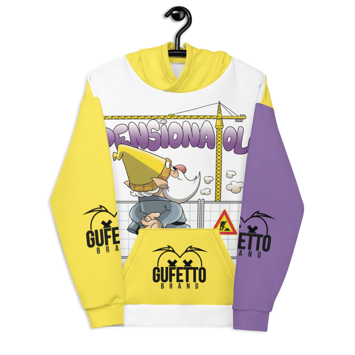 Felpa con cappuccio Uomo/Donna PENSIONATOLO - Gufetto Brand