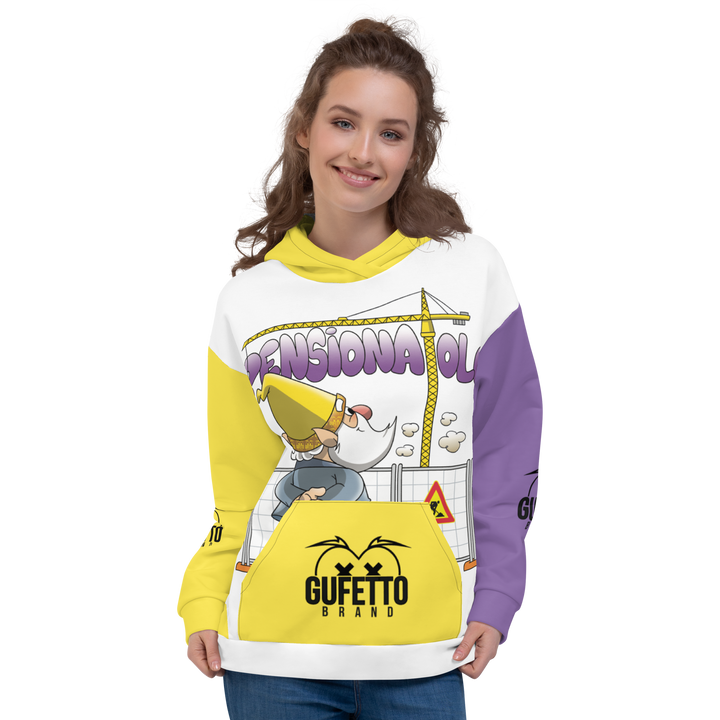 Felpa con cappuccio Uomo/Donna PENSIONATOLO - Gufetto Brand