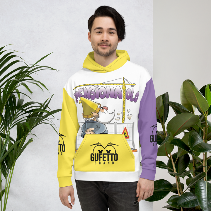 Felpa con cappuccio Uomo/Donna PENSIONATOLO - Gufetto Brand