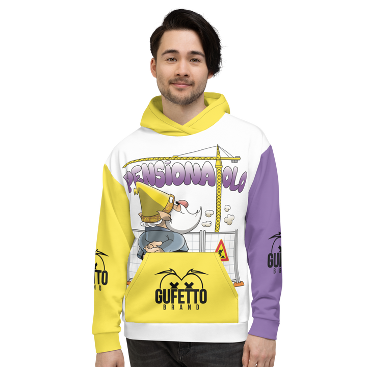 Felpa con cappuccio Uomo/Donna PENSIONATOLO - Gufetto Brand