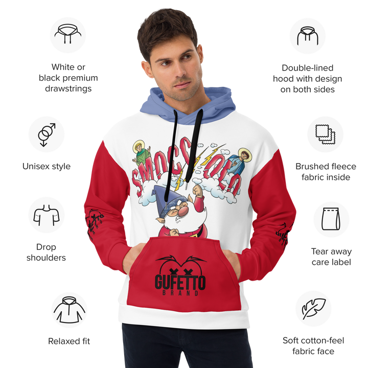 Felpa con cappuccio Uomo/Donna SMOCCOLO - Gufetto Brand