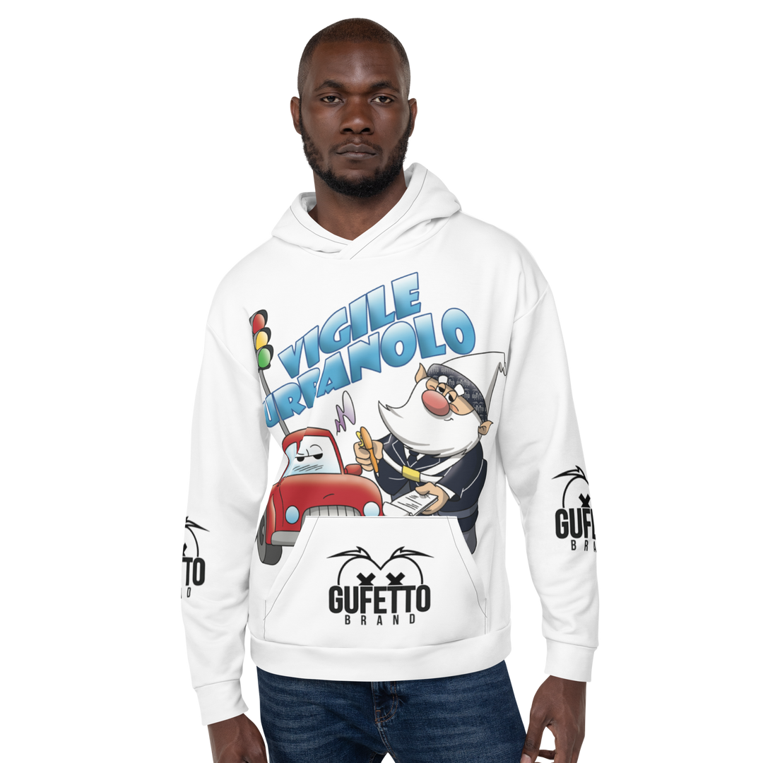 Felpa con cappuccio Uomo/Donna VIGILEURBANOLO - Gufetto Brand