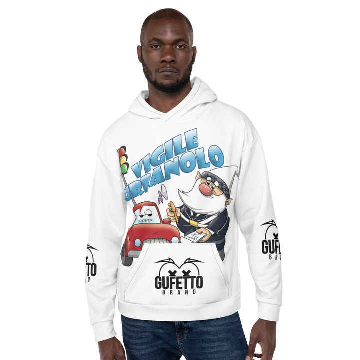 Felpa con cappuccio Uomo/Donna VIGILEURBANOLO - Gufetto Brand
