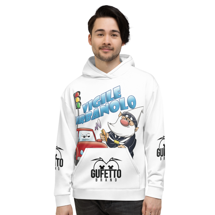 Felpa con cappuccio Uomo/Donna VIGILEURBANOLO - Gufetto Brand