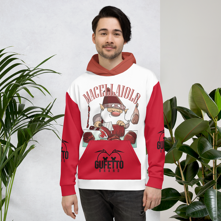 Felpa con cappuccio Uomo/Donna MACELLAIOLO - Gufetto Brand