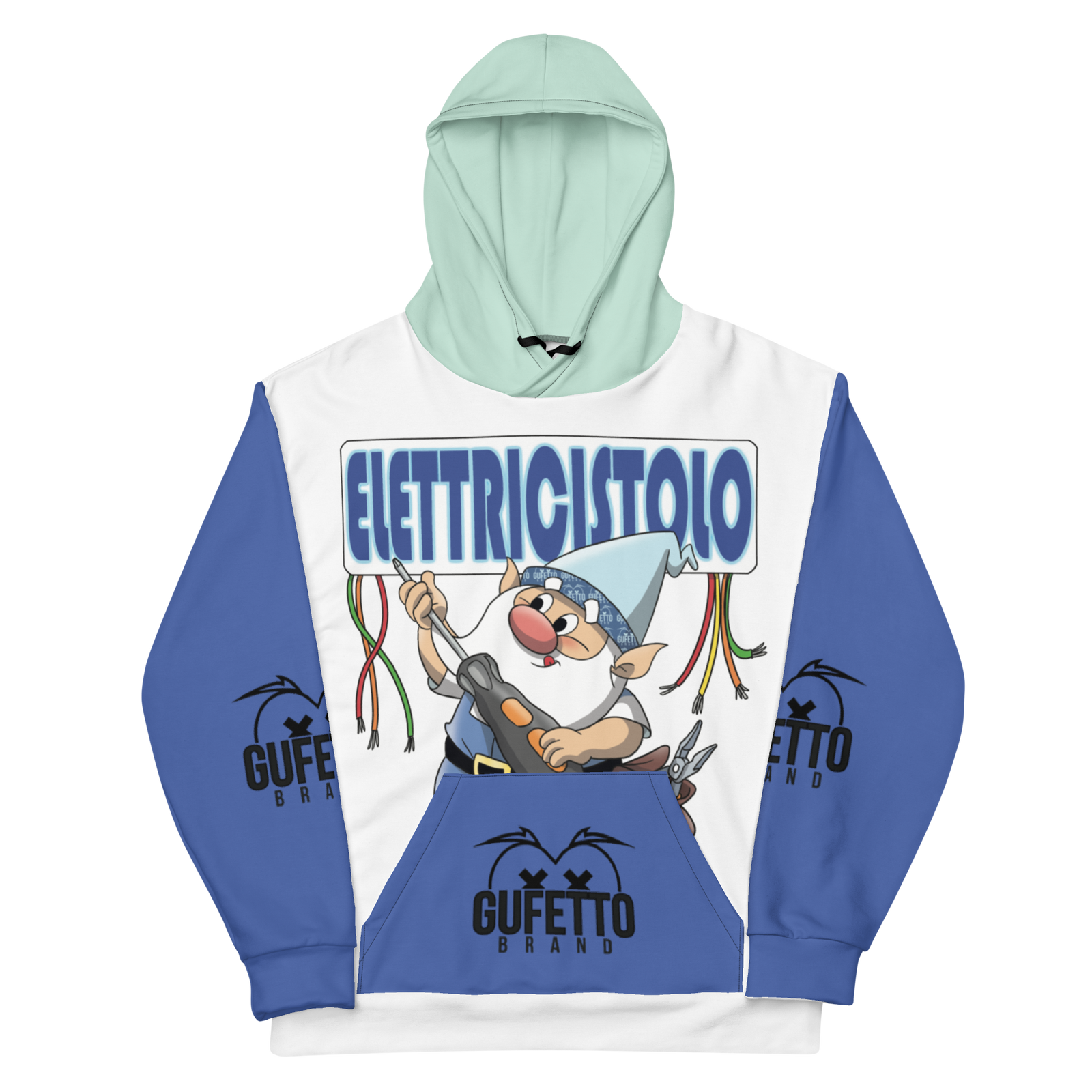 Felpa con cappuccio Uomo/Donna ELETTRICISTOLO - Gufetto Brand