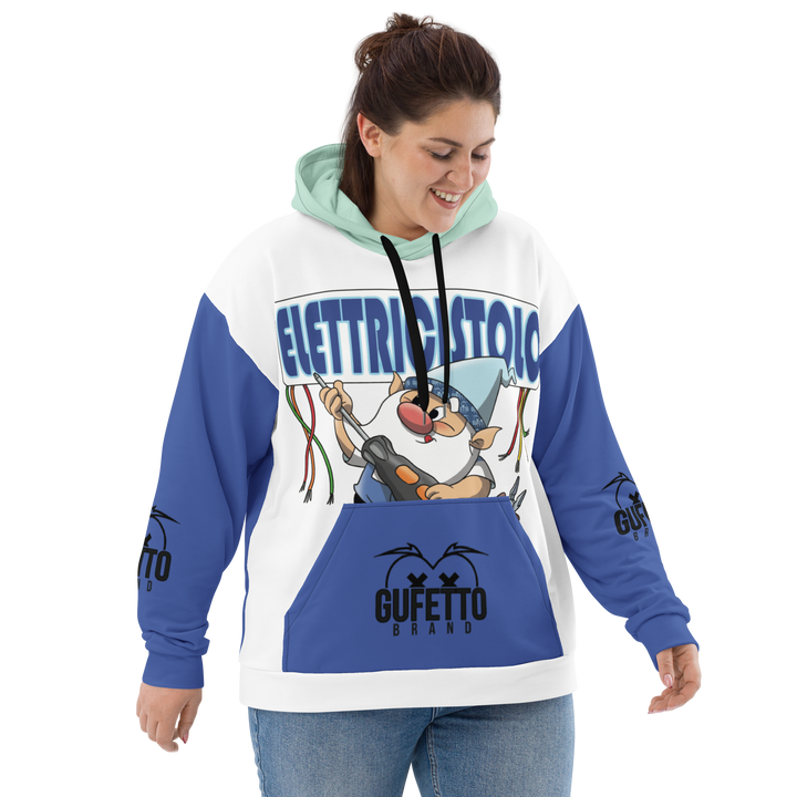Felpa con cappuccio Uomo/Donna ELETTRICISTOLO - Gufetto Brand