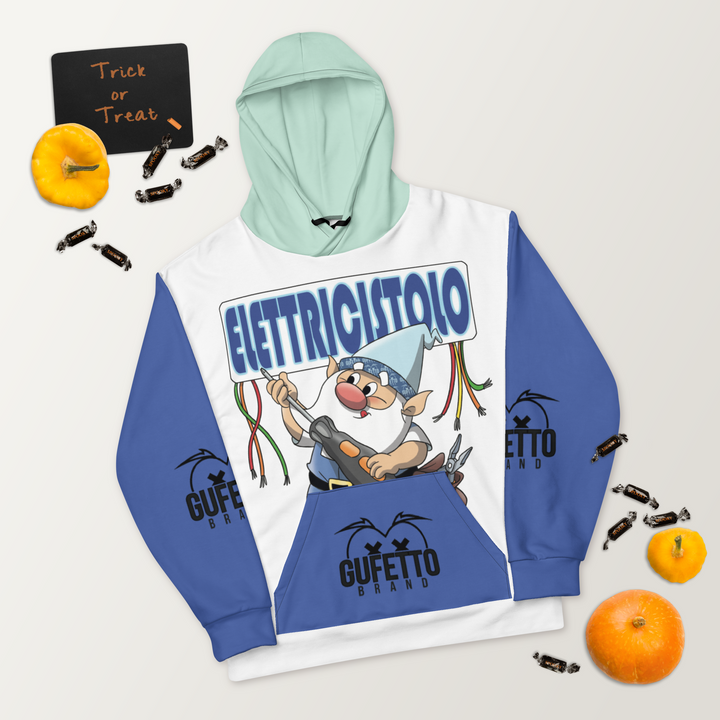 Felpa con cappuccio Uomo/Donna ELETTRICISTOLO - Gufetto Brand