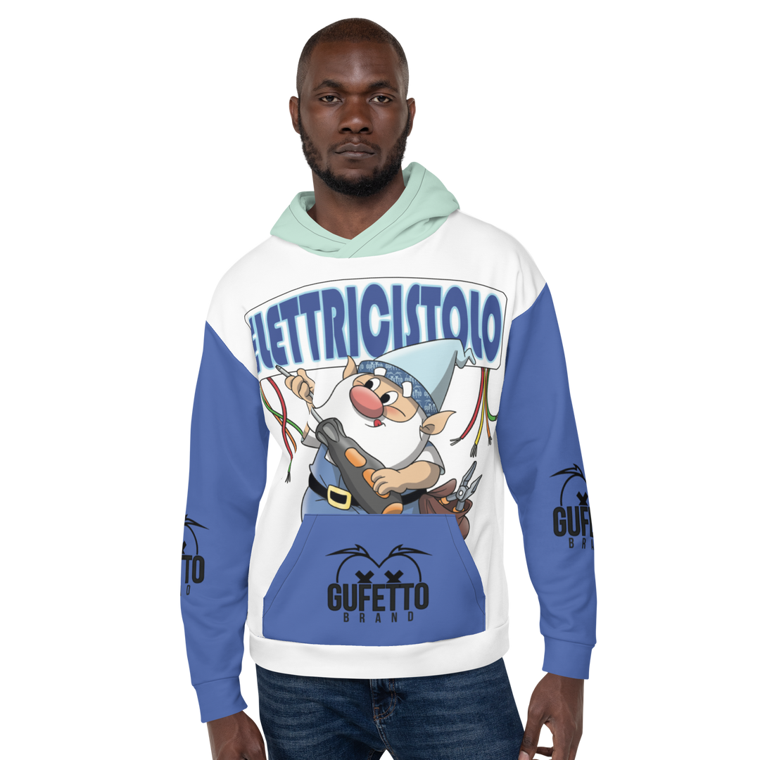 Felpa con cappuccio Uomo/Donna ELETTRICISTOLO - Gufetto Brand
