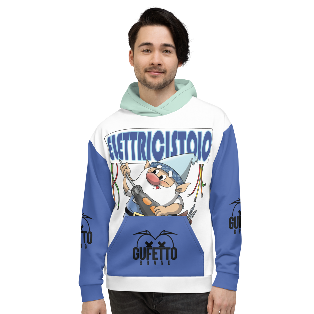 Felpa con cappuccio Uomo/Donna ELETTRICISTOLO - Gufetto Brand