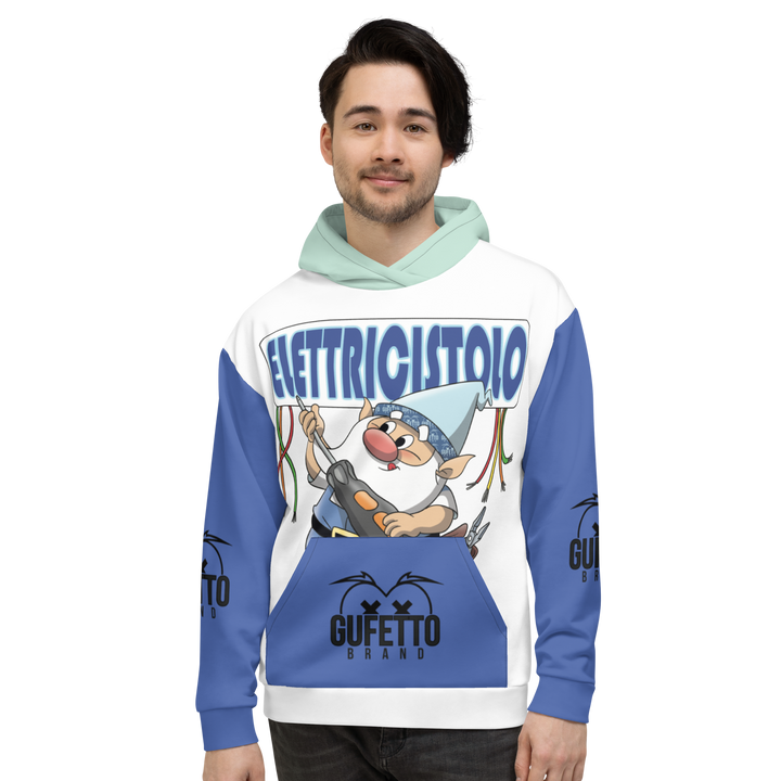 Felpa con cappuccio Uomo/Donna ELETTRICISTOLO - Gufetto Brand