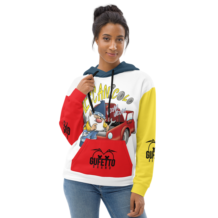 Felpa con cappuccio Uomo/Donna MECCANICOLO - Gufetto Brand