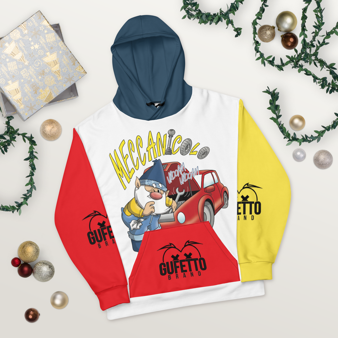 Felpa con cappuccio Uomo/Donna MECCANICOLO - Gufetto Brand