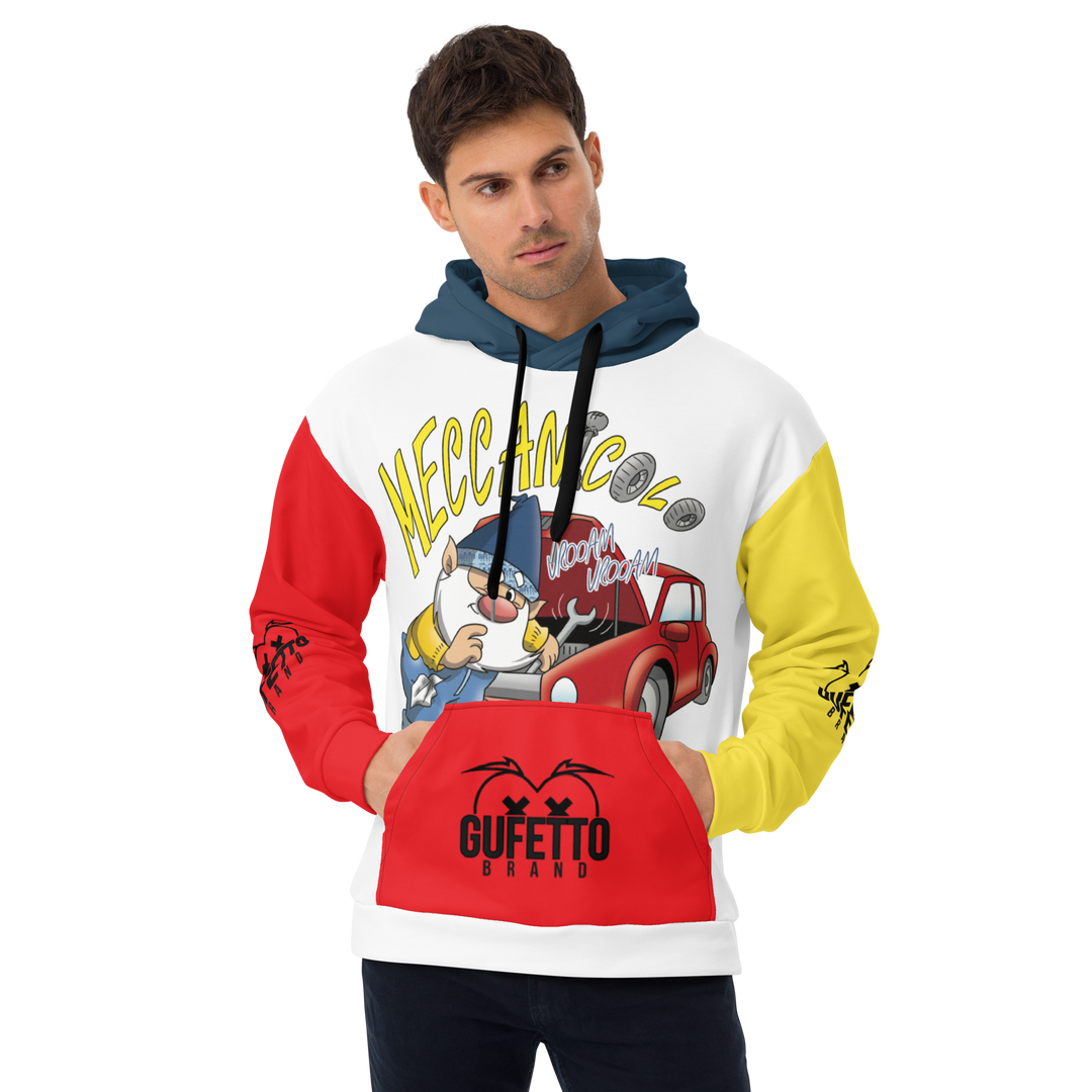 Felpa con cappuccio Uomo/Donna MECCANICOLO - Gufetto Brand