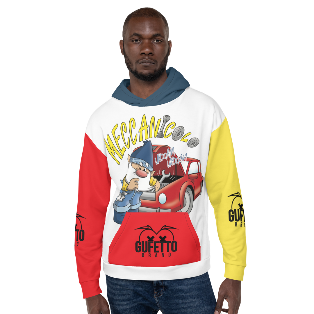 Felpa con cappuccio Uomo/Donna MECCANICOLO - Gufetto Brand