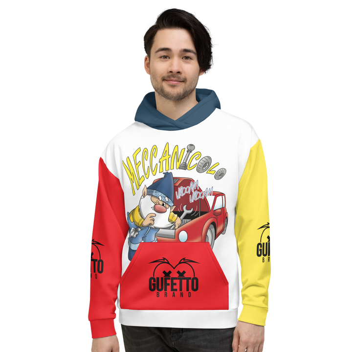 Felpa con cappuccio Uomo/Donna MECCANICOLO - Gufetto Brand