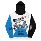 Felpa con cappuccio Uomo/Donna NERO AZZURROLO - Gufetto Brand