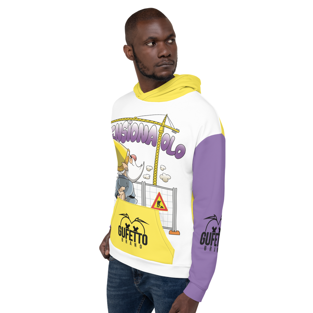 Felpa con cappuccio Uomo/Donna PENSIONATOLO - Gufetto Brand