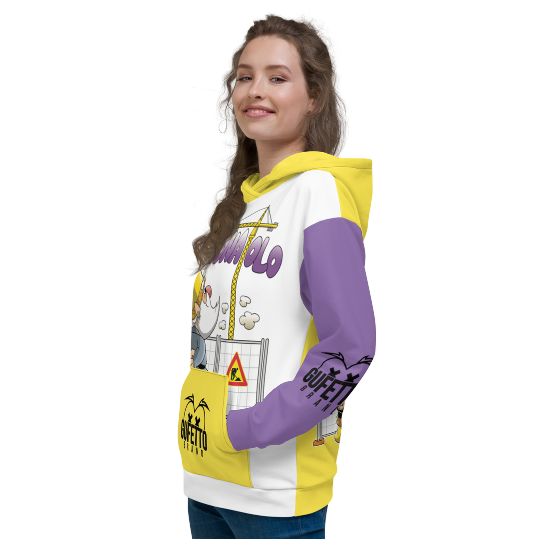 Felpa con cappuccio Uomo/Donna PENSIONATOLO - Gufetto Brand