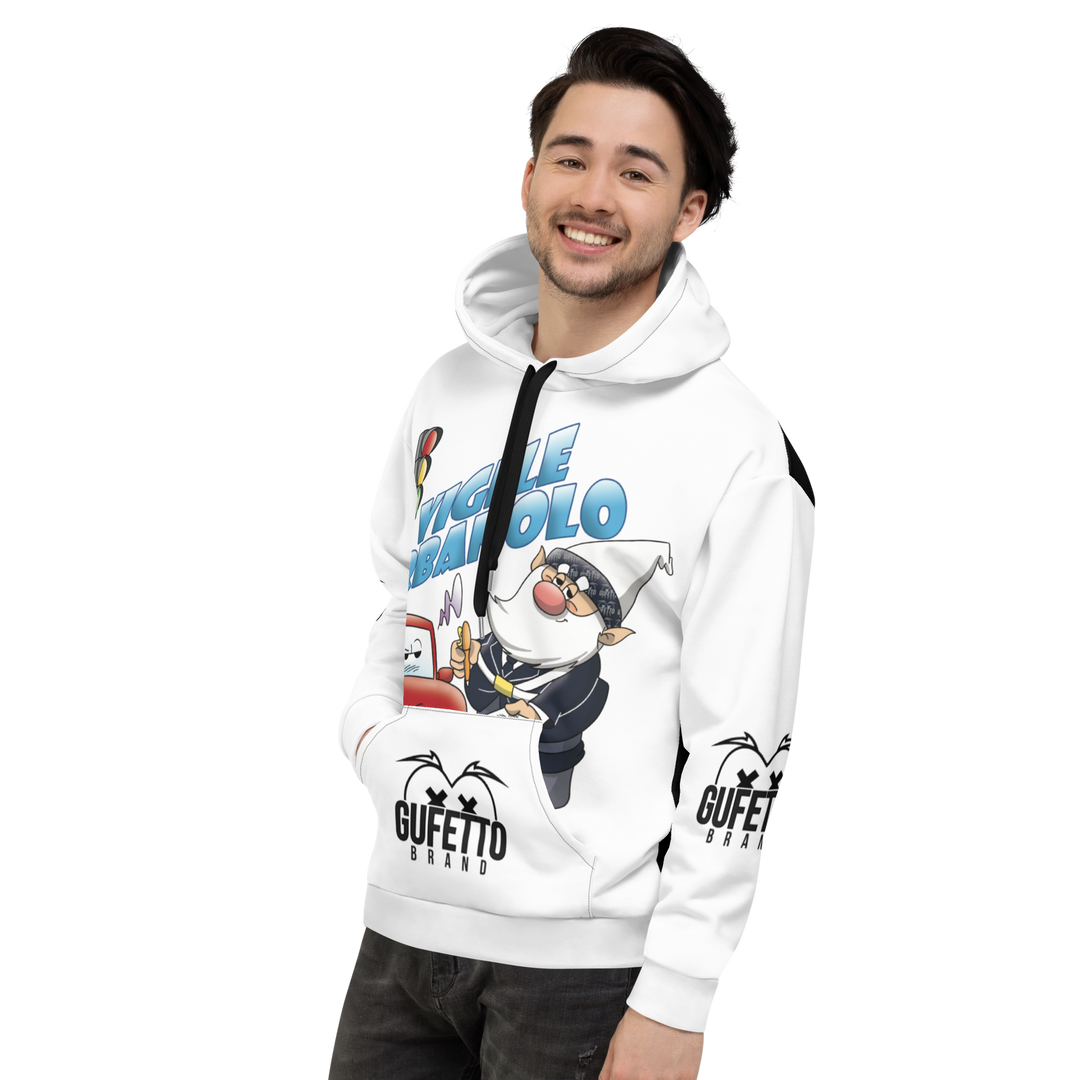 Felpa con cappuccio Uomo/Donna VIGILEURBANOLO - Gufetto Brand