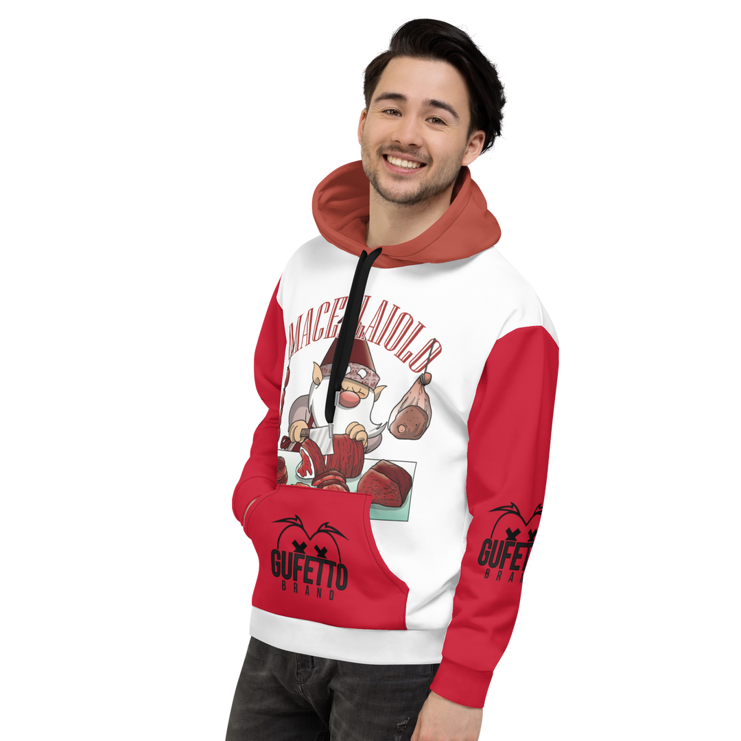 Felpa con cappuccio Uomo/Donna MACELLAIOLO - Gufetto Brand