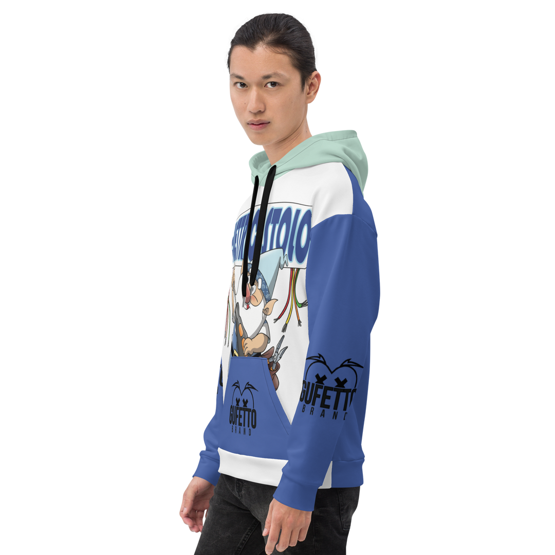 Felpa con cappuccio Uomo/Donna ELETTRICISTOLO - Gufetto Brand