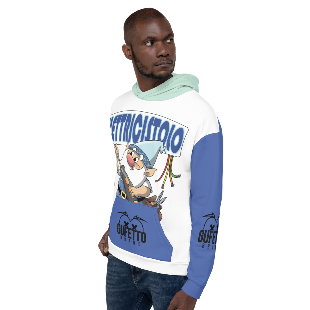 Felpa con cappuccio Uomo/Donna ELETTRICISTOLO - Gufetto Brand
