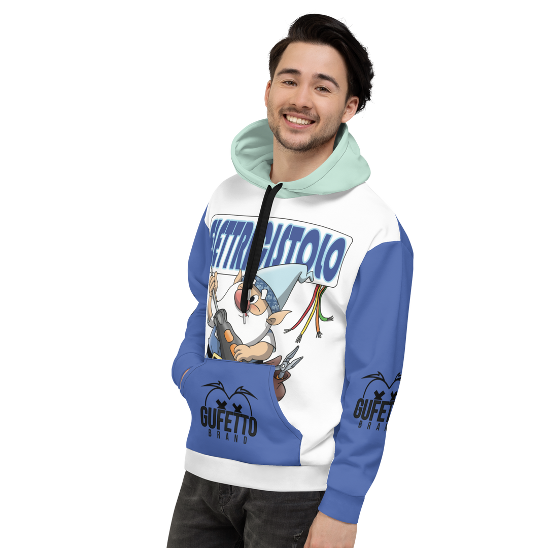 Felpa con cappuccio Uomo/Donna ELETTRICISTOLO - Gufetto Brand