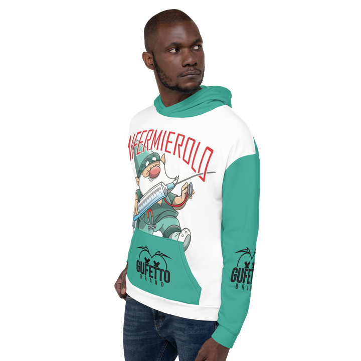 Felpa con cappuccio Uomo/Donna INFERMIEROLO - Gufetto Brand