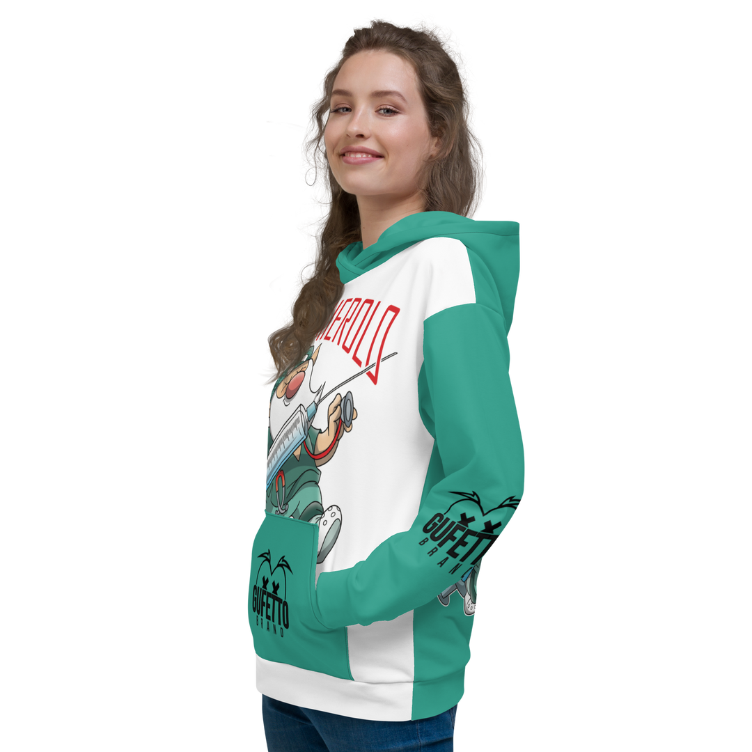 Felpa con cappuccio Uomo/Donna INFERMIEROLO - Gufetto Brand