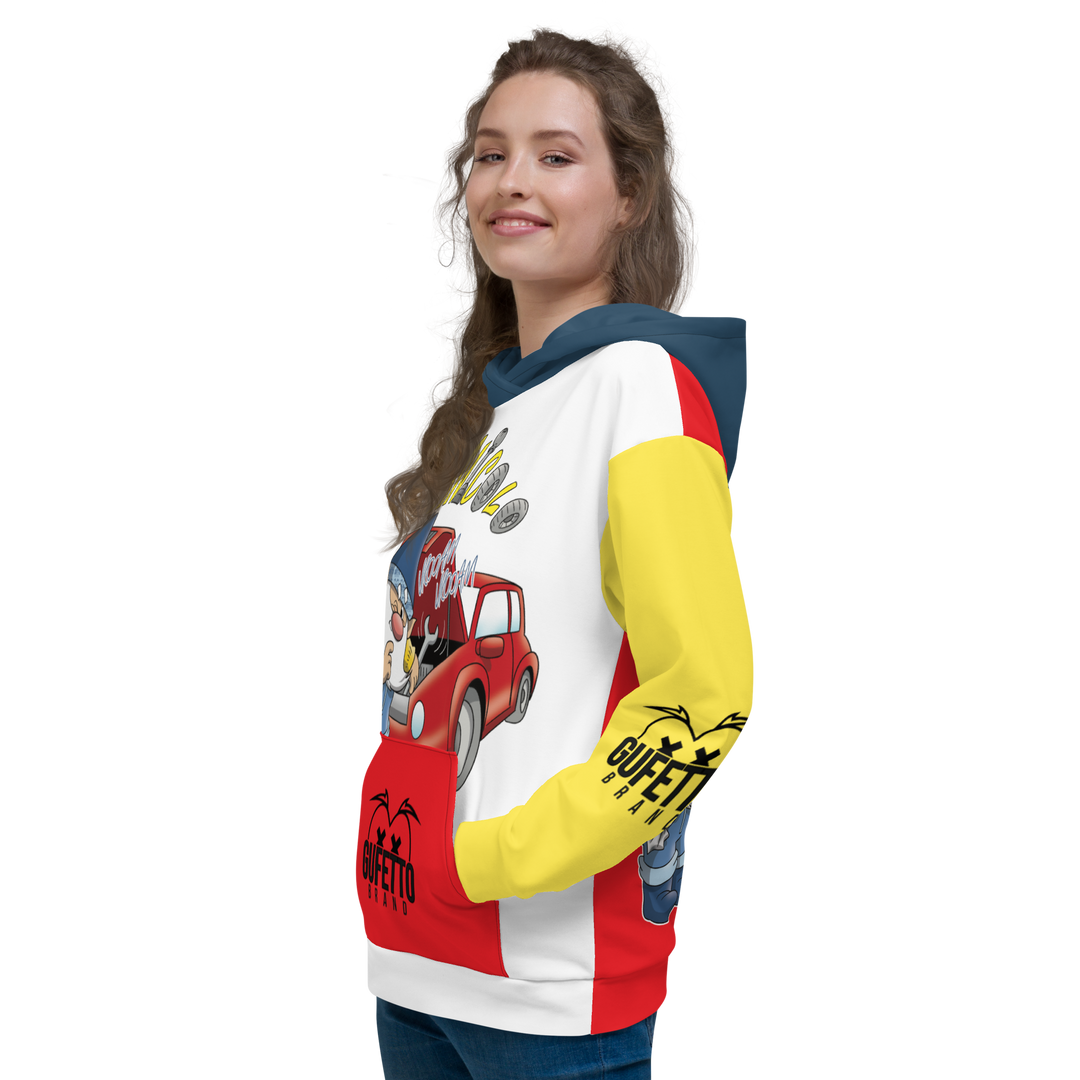 Felpa con cappuccio Uomo/Donna MECCANICOLO - Gufetto Brand