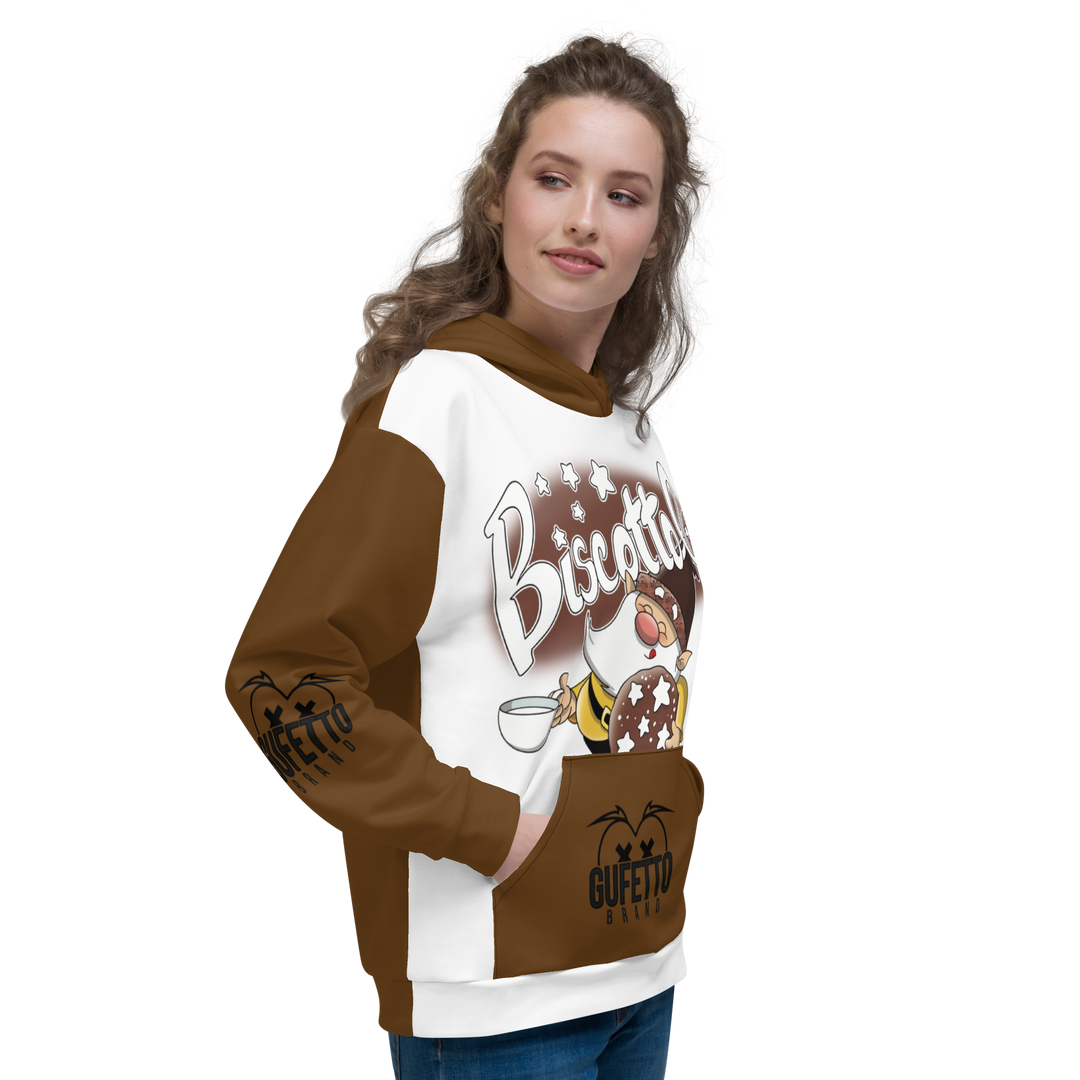 Felpa con cappuccio Uomo/Donna BISCOTTOLO - Gufetto Brand