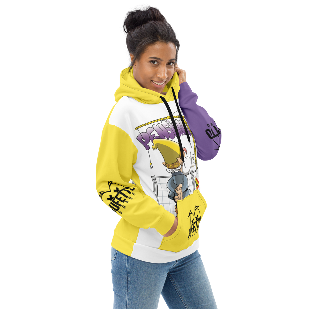 Felpa con cappuccio Uomo/Donna PENSIONATOLO - Gufetto Brand