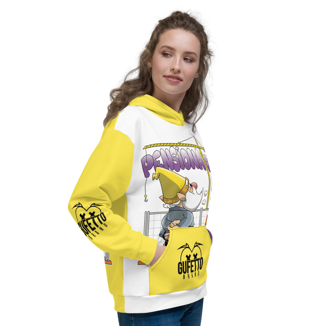 Felpa con cappuccio Uomo/Donna PENSIONATOLO - Gufetto Brand