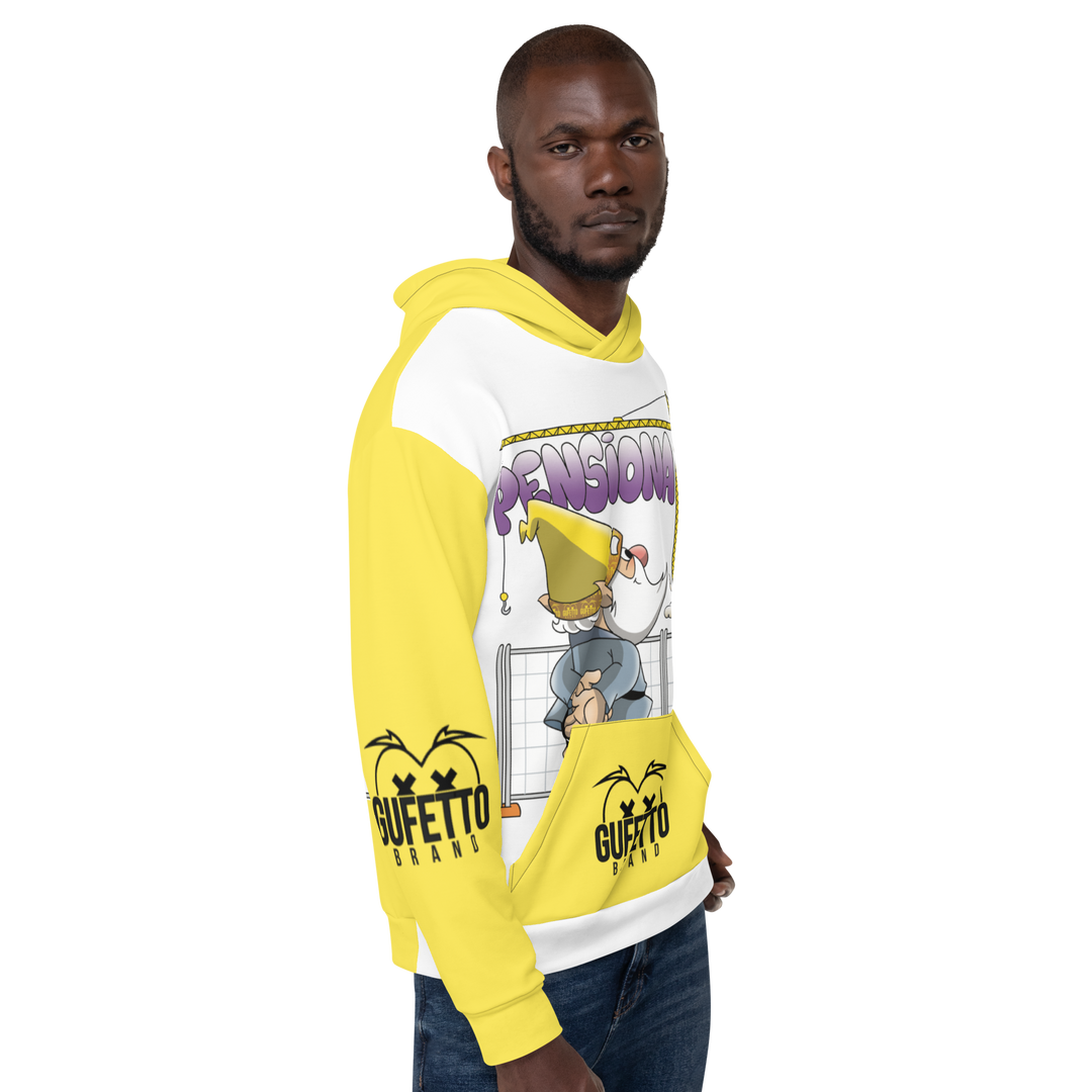 Felpa con cappuccio Uomo/Donna PENSIONATOLO - Gufetto Brand