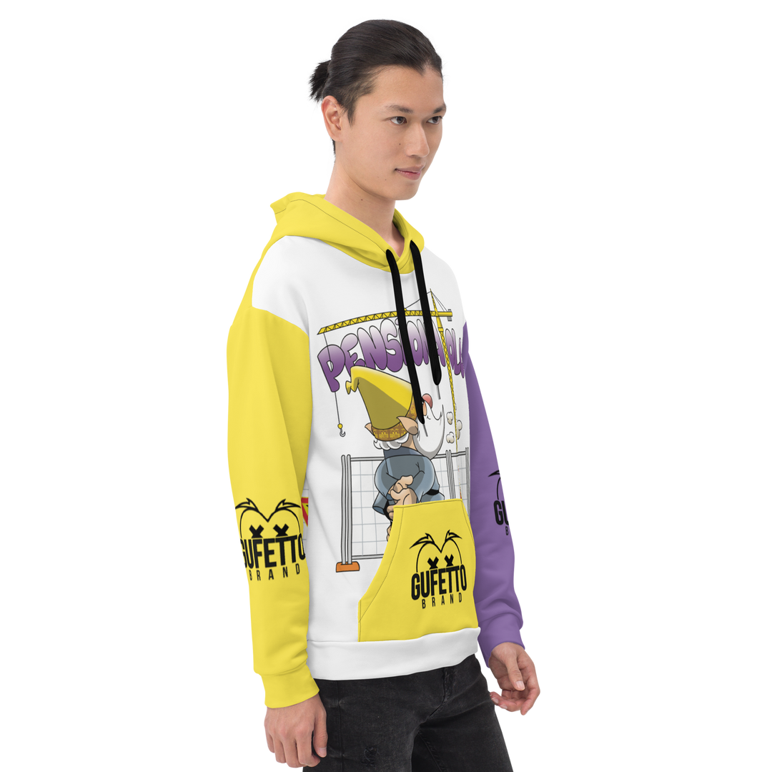 Felpa con cappuccio Uomo/Donna PENSIONATOLO - Gufetto Brand