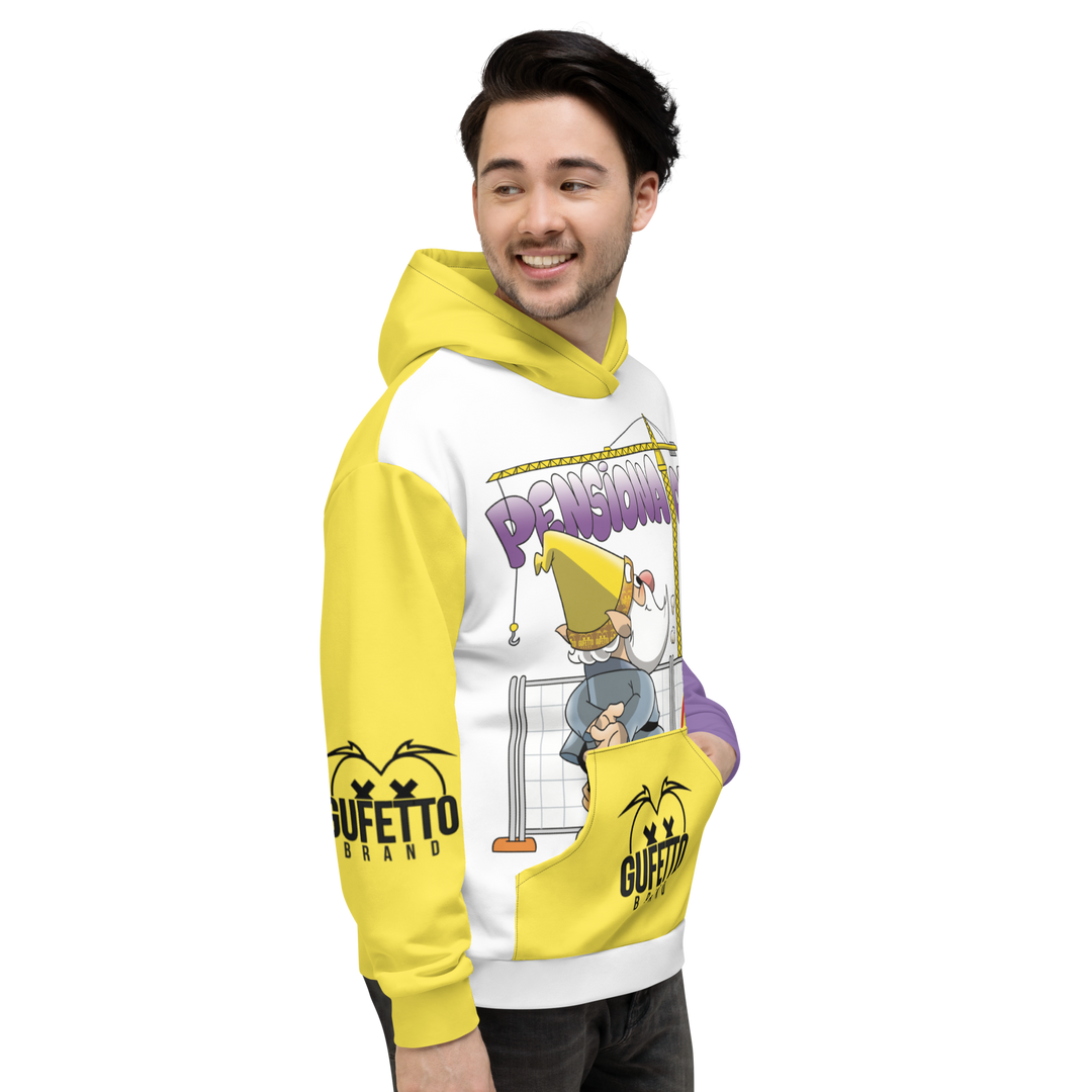 Felpa con cappuccio Uomo/Donna PENSIONATOLO - Gufetto Brand