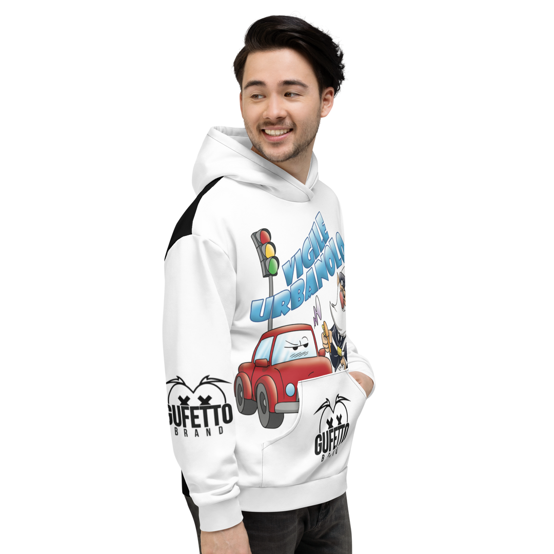 Felpa con cappuccio Uomo/Donna VIGILEURBANOLO - Gufetto Brand