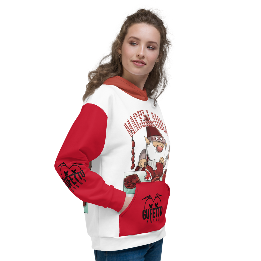 Felpa con cappuccio Uomo/Donna MACELLAIOLO - Gufetto Brand