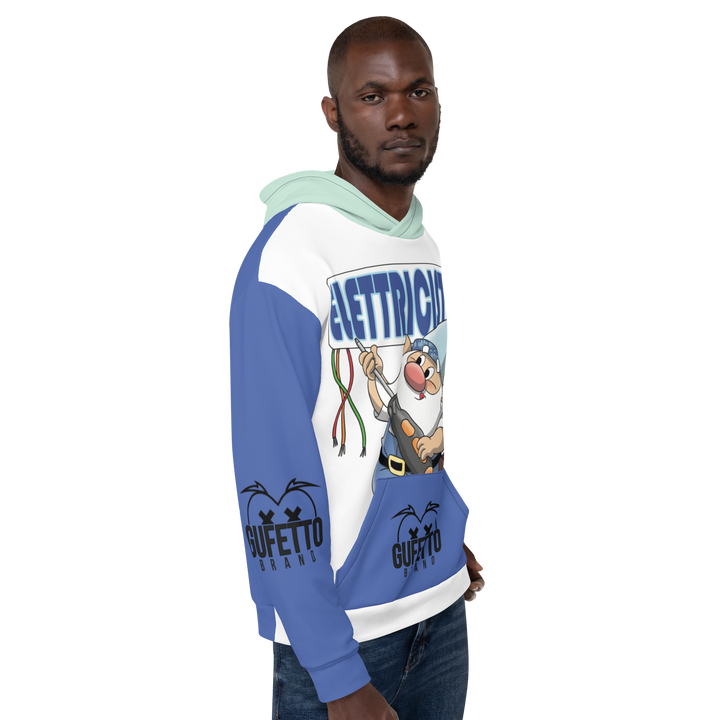 Felpa con cappuccio Uomo/Donna ELETTRICISTOLO - Gufetto Brand