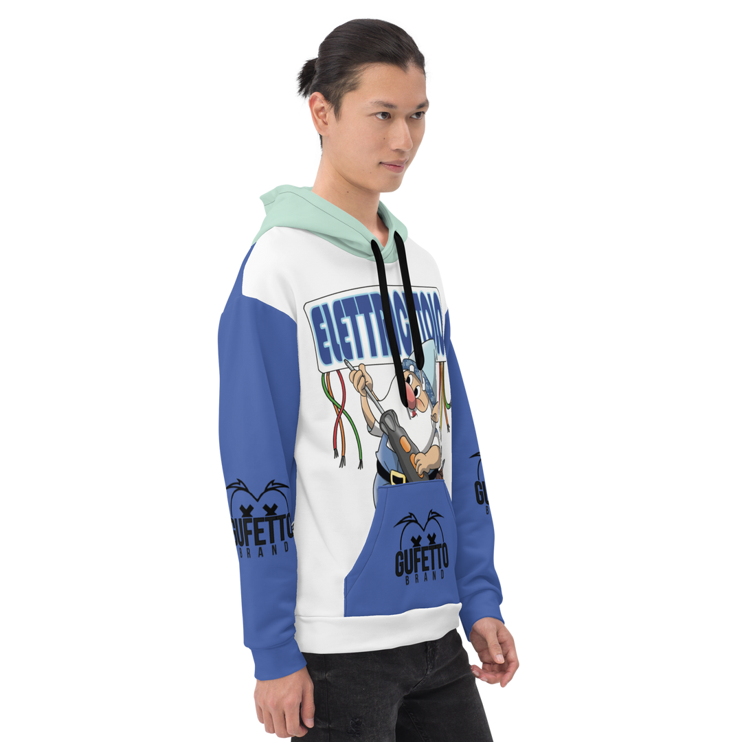 Felpa con cappuccio Uomo/Donna ELETTRICISTOLO - Gufetto Brand